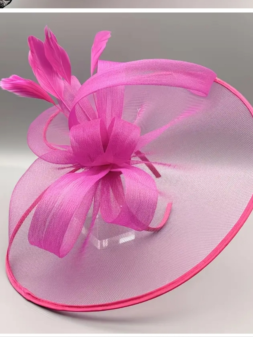 NEW! Hot Pink Kentucky Derby Hat